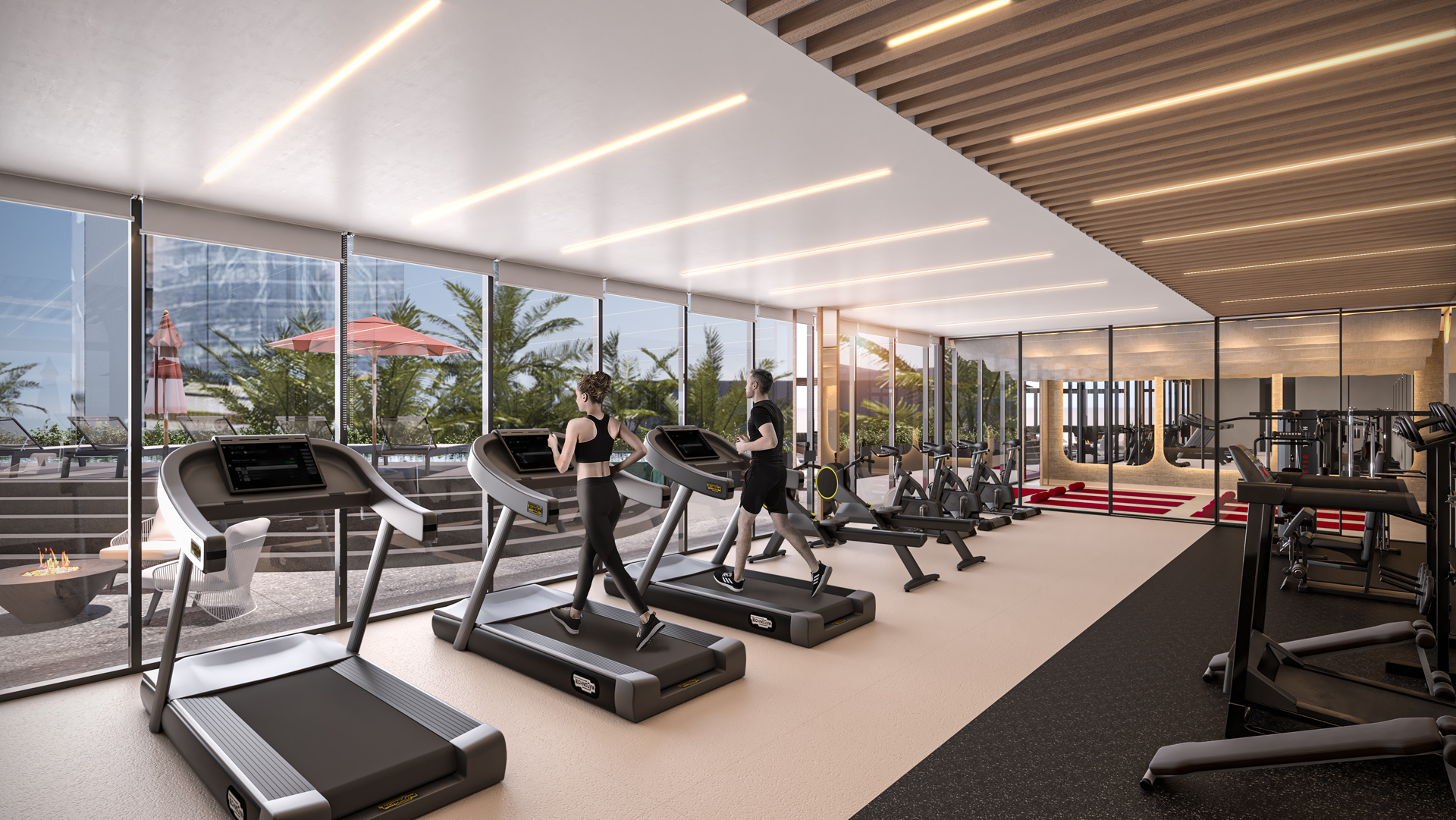Gimnasio Luzia · equipamiento completo