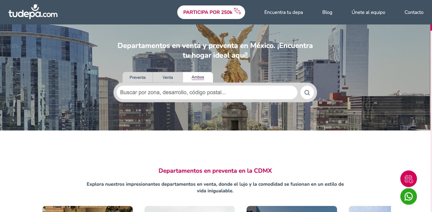Tu Depa · Home